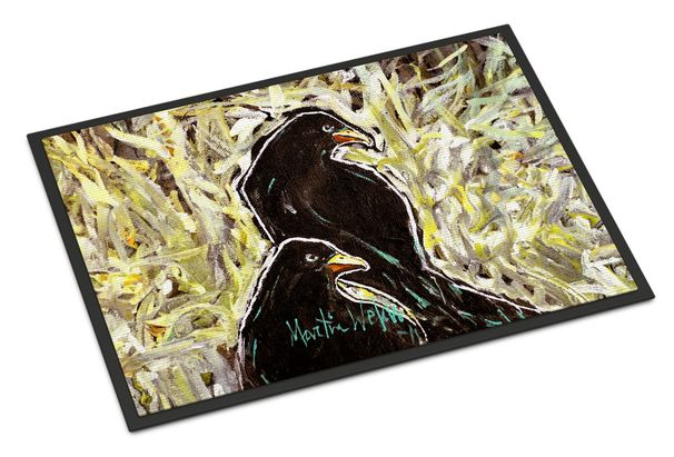 Crows Matt And Chester Doormat Front Door Mat Indoor Outdoor Rugs For Entryway, Non Slip Washable Low Pile, 24H X 36W_maomaolike.com