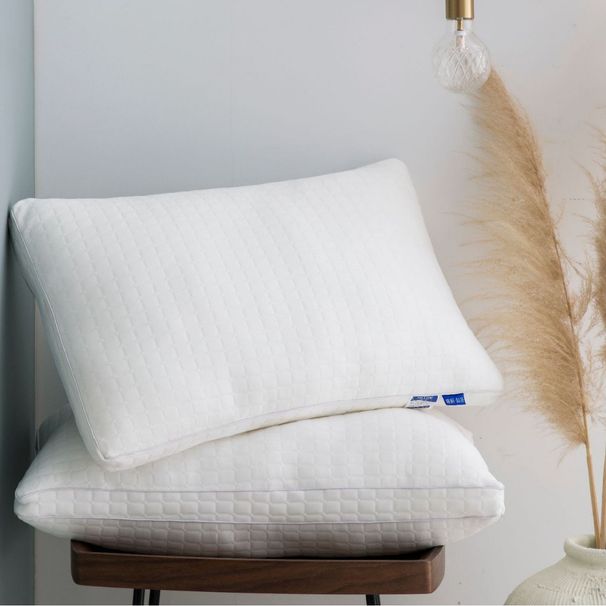 Home Furniture Air Layer Pillow Knitted Cotton Antibacterial Anti Mite Pillow_maomaolike.com