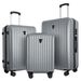 3pcs Luggage Set – Lightweight Hard Shell Suitcase Set With Double Spinner Wheels, Large Capacity, Includes 3pc U-Shaped Travel Pillow Set, Perfect For Business & Family Trips_maomaolike.com