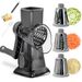 Manual Rotary Vegetable Slicer Multi-Function Cheese Grater & Food Chopper For Slicing Shredding - Ergonomic Kitchen_maomaolike.com