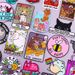 Tarot Cards Iron On Patches Thermoadhesive Patch For Clothes Cute Animal Bottle Cats Embroidery Patches For Jeans Decoration_maomaolike.com