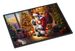 Havanese And Santa Claus Doormat Front Door Mat Indoor Outdoor Rugs For Entryway, Non Slip Washable Low Pile, 24H X 36W_maomaolike.com