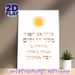 Gratitude Prayer Painting Poster, Watercolor Sun & Warm Tone Text Poster, Calming Spiritual Decor Ideal For Living Room, Bedroom_maomaolike.com