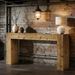 Console Table, Solid Wood Farmhouse Sofa Foyer Table For Entryway_maomaolike.com