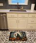 The Weeping Woman Spooky Halloween Memory Foam Kitchen Mat Machine Washable Anti-Fatigue Mat Cushion Comfort Bath Mat Or Kitchen Rug_maomaolike.com