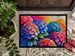 Hydrangeas In Color Doormat Front Door Mat Indoor Outdoor Rugs For Entryway, Non Slip Washable Low Pile, 24H X 36W_maomaolike.com