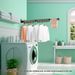 SOGA 127.5cm Wall-Mounted Clothing Dry Rack Retractable Space-Saving Foldable Hanger_maomaolike.com