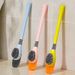 Little Yellow Duck Liquid-Spray Toilet Brush For Home Use, Wall-Mounted Silicone With Base, No Dead Spots Bathroom_maomaolike.com