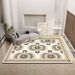 Living Room Rug Large Size Gorgeous Gold Frame Design Bedroom Rug Plush Thickened Machine Washable Thickened Underlay Interior Decorative Rug_maomaolike.com