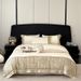 Luxurious High-end Washed Silk Four-piece Set Summer, Featuring A Cool Refreshing Feel, Including Duvet Cover, Fitted Sheet, And B_maomaolike.com