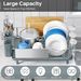 Urackify Dish Drying Rack - Stainless Steel Dish Rack For Kitchen Counter_maomaolike.com