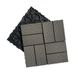 Wood Plastic Composite Deck Tiles Set Of 20pcs, Composite Decking Resist Rust, Water, Weather, Indoor&Outdoor, DIY Interlocking Decking Tiles, Floor Tile,Durable, 12x12in_maomaolike.com