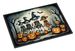 Calacas Skeletons Spooky Halloween Doormat Front Door Mat Indoor Outdoor Rugs For Entryway, Non Slip Washable Low Pile, 24H X 36W_maomaolike.com