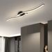Modern Minimalist Black Light Bedroom LED Pendant Ceiling Lamp Design For Home Décor Living Room Office Interior_maomaolike.com