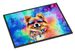 Pomeranian Hippie Dawg Doormat Front Door Mat Indoor Outdoor Rugs For Entryway, Non Slip Washable Low Pile, 24H X 36W_maomaolike.com