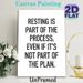 Rest-themed Inspirational Quote Painting Poster, Minimalist Bold Text Poster, Motivational Reminder To Embrace Rest, Ideal For Home Office, Bedroom_maomaolike.com