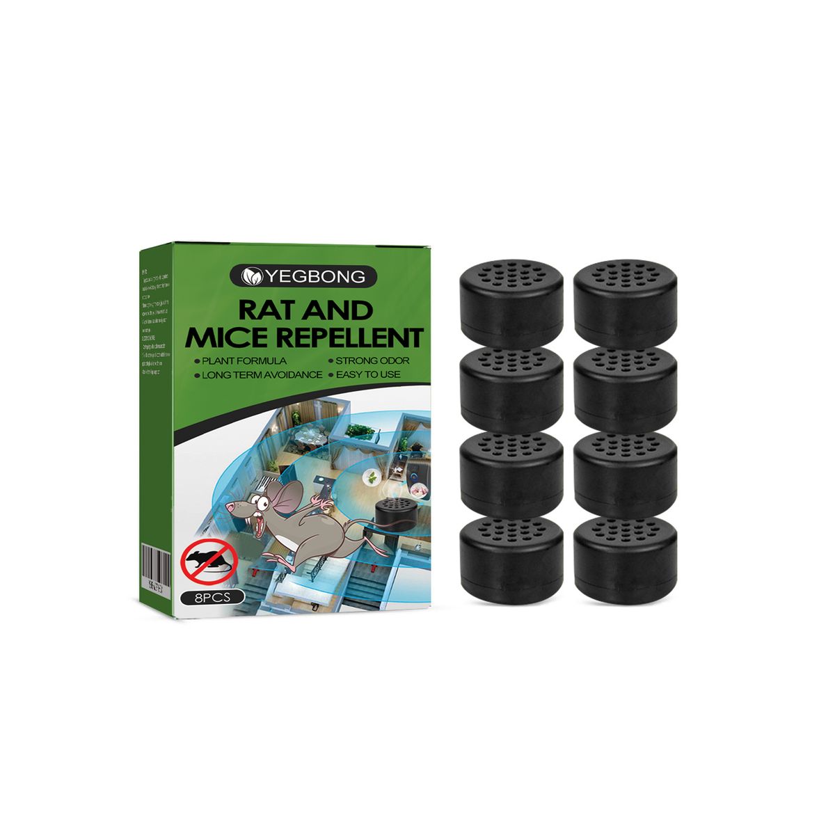 Yegbong Rat Repellent Pill, Car Engine Outdoor Home Indoor Rat Repellent Pill_maomaolike.com