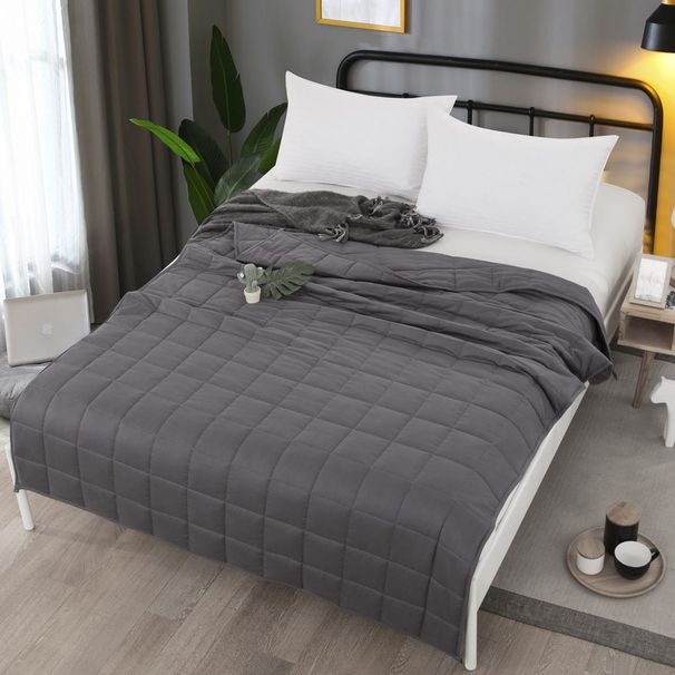 Cross-Border Top-sale Foreign Trade Pure Cotton Gravity Quilt Weighted Bedding Blanket Manufacturer Wholesale_maomaolike.com