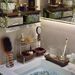 Minimalist Double-layer Shelf For Bathroom Sink To Store Cosmetics, Shower Gel, Toiletries, And With Drainage Function_maomaolike.com