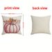 4Pcs Pillow Covers 18x18In Pink Pumpkin Maple Leaf Throw Cushion Cover Happy Fall Pillow Cushion Case For Thanksgiving Sofa Couch Bedroom Home Office Farmhouse Decorations_maomaolike.com