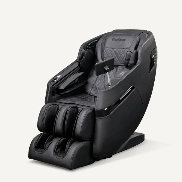 Massage Chair Full Body, Zero Gravity SL-Track Shiatsu Massage Recliner Chair With Body Scan, Airbags, Foot Rollers, Deep Yoga Stretch, Heating (Black)_maomaolike.com