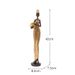 Black Art Figure Ornament Creative Home Living Room Decoration Entrance Wine TV Cabinet Resin Craft_maomaolike.com