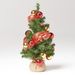 2'RED/GOLD DECORATION BURLAP Tree WITH 50 WARM WHITE LED LIGHTS-BATTERY OPERATED_maomaolike.com