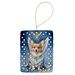 Corgi My Angel Porcelain Ornament Christmas Tree Hanging Decorations For Home Christmas Holiday, Rectangle, Gift, Multicolor_maomaolike.com
