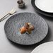 Ceramic High-end Western Round Home Steak Pasta Hotel Personalized Dish Plate_maomaolike.com