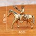 Brass Crafts Tang Monk Riding Horse Small Study Office Business Souvenir 3D Figurine Metal Ornament_maomaolike.com