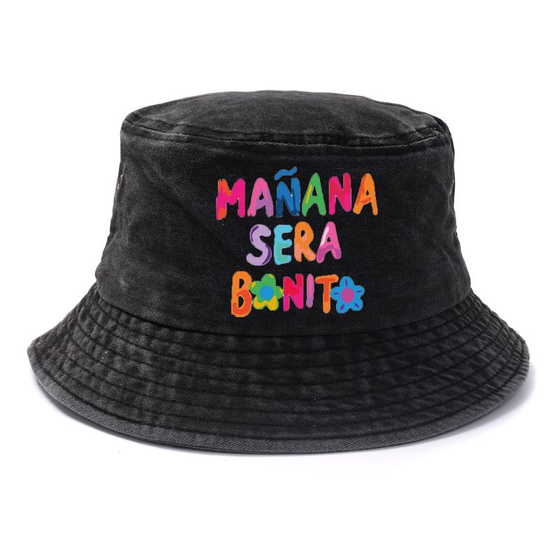 Hot Sale Manana Sera Bonito Print Fisherman Karol G Bucket Breathable Couple Hat Woman Visors Sun Caps Reversible Panama Bob_maomaolike.com