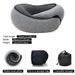 Memory Foam U-shaped Pillow Snail Style Travel Neck Support Portable Adjustable Soft Noon Break Sleep Pillows_maomaolike.com