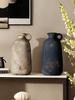 1pc Mid-Century Style Design Classical Ceramic Vase Thin Bottle Mouth With Handle Holding Water Vase For Central Asian Style Design Decorative Vase_maomaolike.com
