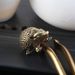 Creative Handmade Vintage Distressed Plated Pet Pure Copper Solid Hedgehog Play Ceremony Tea Set Accessories Small Ornament_maomaolike.com