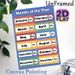 Months Of The Year Painting Poster, Vibrant Block-style Monthly Chart Poster, Educational Design For Learning Full And Abbreviated Month Names, Ideal_maomaolike.com