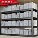 Storage Shelving Unit, 4-Tier Heavy Duty Garage Shelving, Black, 68"W X 20"D X 68" H_maomaolike.com