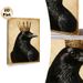 Crown Raven Painting Poster, Vintage-style Detailed Black Raven With Ornate Golden Crown Poster, Elegant Dark-toned Decor Ideal For Living Room, Study_maomaolike.com