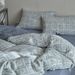 Wholesale INS Japanese Simple Plaid Soft Cotton Three-Layer Gauze Four-Piece All-Cotton Retro Nordic Style 4-Piece Set_maomaolike.com