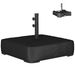 Garden Parasol Base 176 Lbs Sand Filled Heavy Duty Stand For Cantilever Umbrellas And 1.9" Poles Black_maomaolike.com