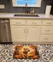 Lakeland Terrier Fall Memory Foam Kitchen Mat Machine Washable Anti-Fatigue Mat Cushion Comfort Bath Mat Or Kitchen Rug_maomaolike.com