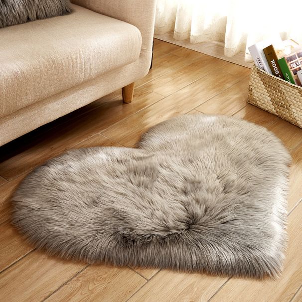 Rug, Gift For Mother's Day, Heart Shaped Rug, Fluffy Rugs, Shag Mats For Bedroom Living Room, Love Coquette Room Decor_maomaolike.com