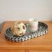 French Light Luxury Style Home Tea Oval Natural Shell Candle Storage Tray Living Room Entrance Decoration_maomaolike.com