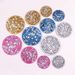 Disco Ball Embroidery Patch Iron On Patches For Clothing Thermoadhesive Patches On Clothes Cartoon Heart Rainbow Applique Decor_maomaolike.com