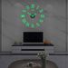 Roman Clock Frameless Luminous Creative Scandinavian Living Room Acrylic Bedroom Diy Mute Wall Clock Household Wall Decorative Clock_maomaolike.com