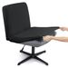 summer In-stock Cover Dropshipping, Solid Color Elastic Milk Silk Waterproof Wide Chair Cover, Universal For Computer And Office C_maomaolike.com