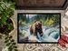 Alaskan Wilderness Grizzly Bear Doormat Front Door Mat Indoor Outdoor Rugs For Entryway, Non Slip Washable Low Pile, 24H X 36W_maomaolike.com