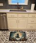 Flying Witch Spooky Halloween Memory Foam Kitchen Mat Machine Washable Anti-Fatigue Mat Cushion Comfort Bath Mat Or Kitchen Rug_maomaolike.com