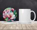 Louisiana Magnolias In Watercolor Large Sandstone Coasters Pack Of 4 Absorbent Round Coasters Decor Gifts For Men Or Women, 4 In, Multicolor_maomaolike.com