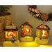 Resin Glowing House, Small Night Light, Elderly Snowman, Christmas Creative, Cute Gift, Desktop Decoration_maomaolike.com