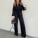 Women's Clothing two-piece high-end long-sleeved loose leopard print spring fashion casual _maomaolike.com